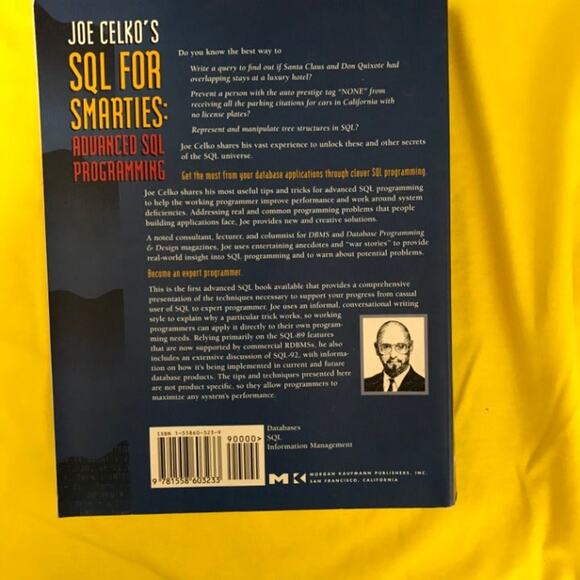 Joe Celko's SQL for Smarties Book - Picture 2 of 3